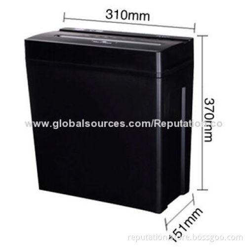 Mini Paper Shredder with 12L Volume, 225m Input Width